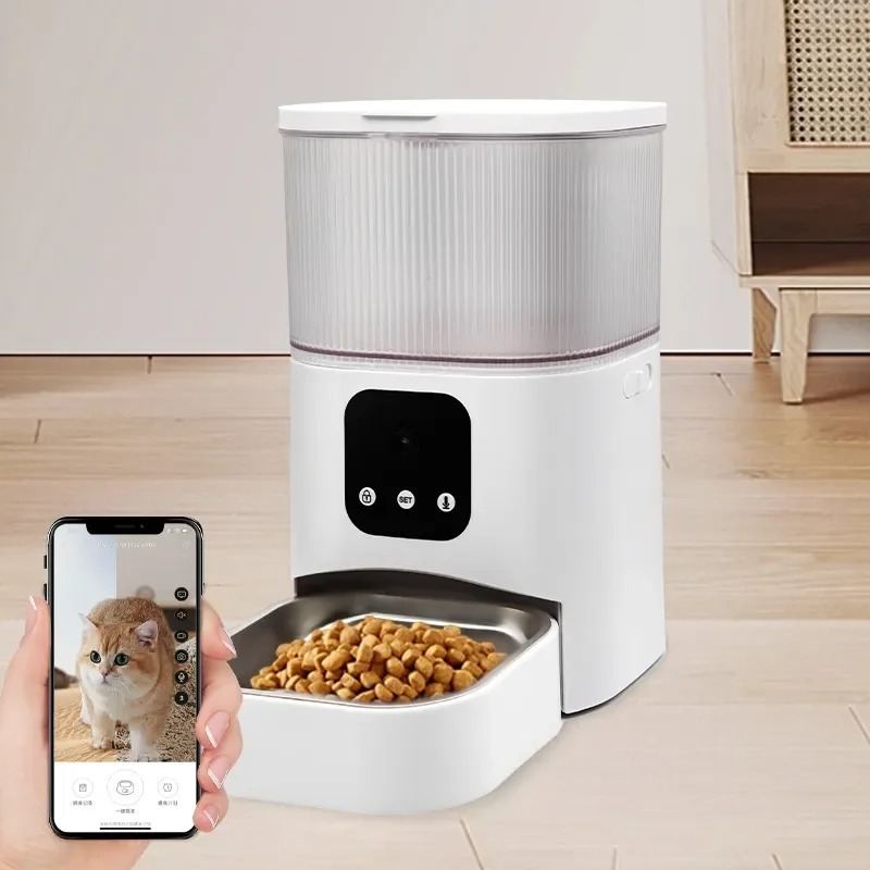máy cho chó mèo ăn tự động hẹn giờ và kết nối wif